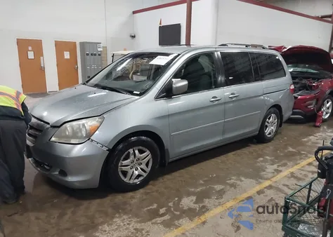 2007 Honda Odyssey Ex из США, поврежденный, VIN 5FNRL38427B083109